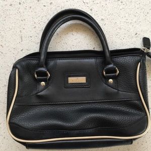 Minicci Vegan Black Leather Handbag
